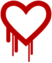 Heartbleed vulnerability logo